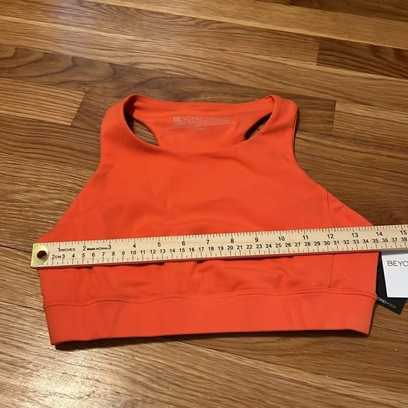NWT Beyond Yoga POWERBEYOND Jump Bra in Sunset Orange women’s S - Picture 11 of 11